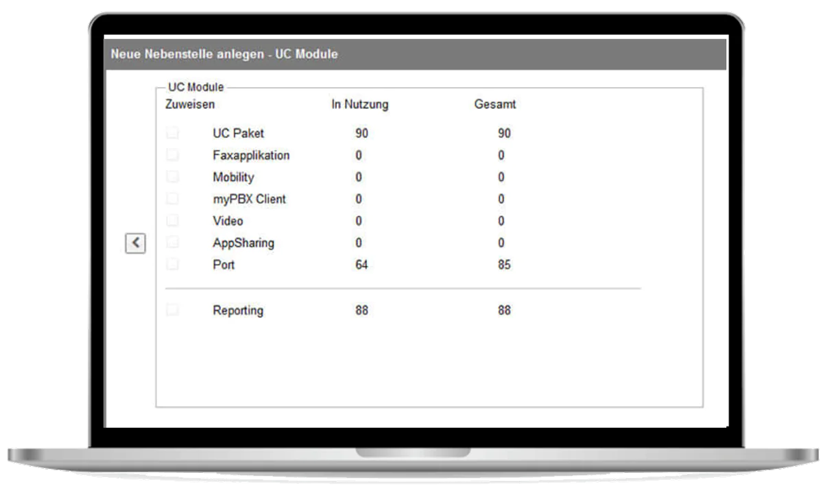 byon communicate vtk app nebenstelle verwalten